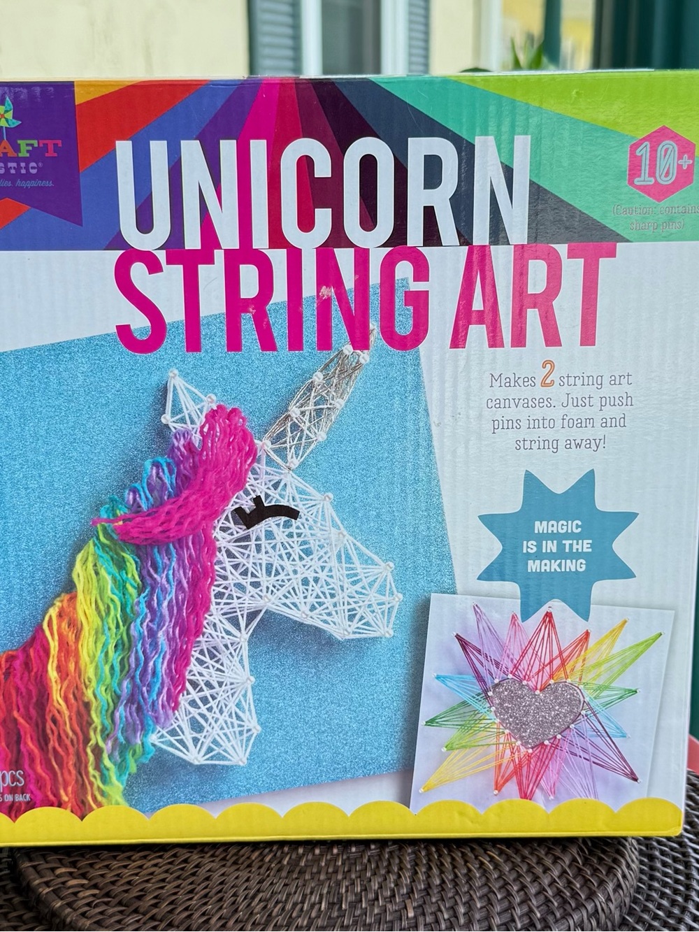 Unicorn String Art Kit – Multicolor Craft Set